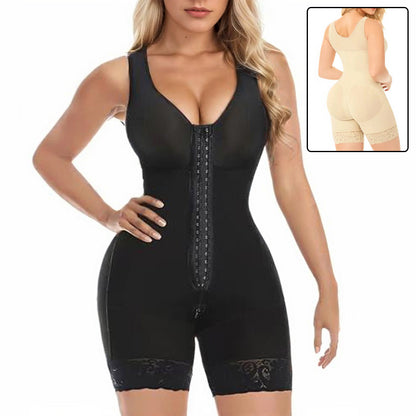Full Body Shapewear Jumpsuit for Women – Tummy Control, Post-Surgery, Butt Lifter Bodysuit with Zipper
